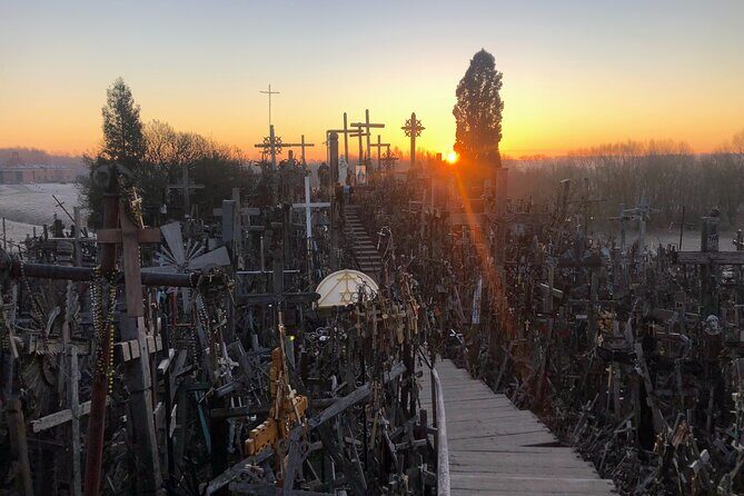 Sunrise at the Hill of Crosses - 2 countries in 1 day - The Sum Up