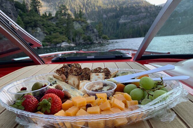 Sunset Wine & Cheese Emerald Bay Boat Charter - Whats Included and What’s Not
