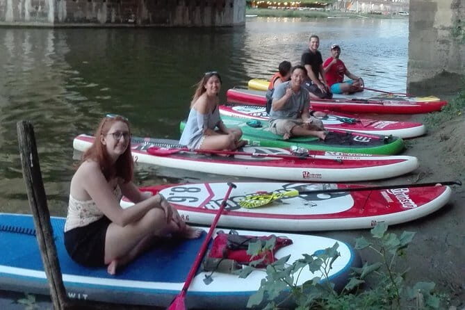 SUP at Ponte Vecchio with a Floating Drink - Florence Paddleboarding - Exploring Florence on a Paddleboard