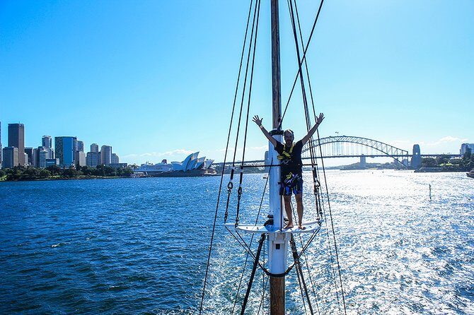 Sydney Harbour Tall Ship Laser Clay Shooting with Mast Climb - Who Will Love This Tour?