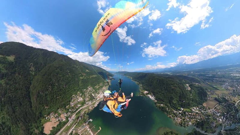 Tandem flight: Paragliding panorama tandem flight - Exploring the Paragliding Panorama from Gerlitzen: An In-Depth Review