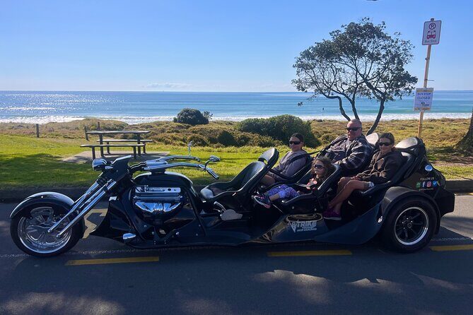 TAURANGA SHORE EXCURSION: V8 TRIKE - 1.5 hour City Sites - In-Depth Look at the Tauranga V8 Trike Tour