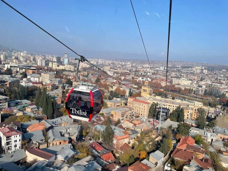 Tbilisi:New cable car, Mtatsminda with Lagidze water Tasting - In-Depth Review of the Tbilisi Cable Car & Mtatsminda Tour