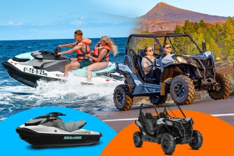 Tenerife: Water Jet Ski/Teide Mountain Buggy Adventure Combo - The Overall Value and Experience