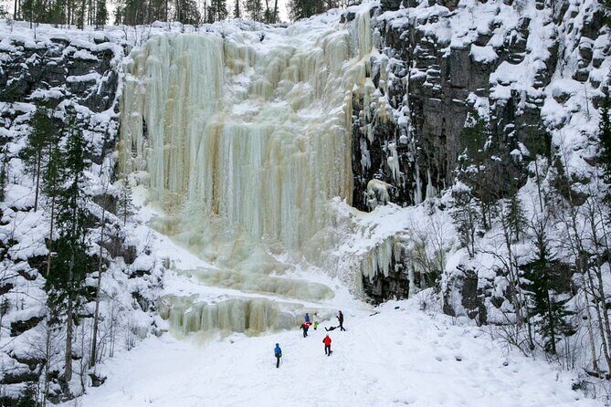 THE FROZEN WATERFALLS of Korouoma - What to Expect on the Korouoma Frozen Waterfalls Tour