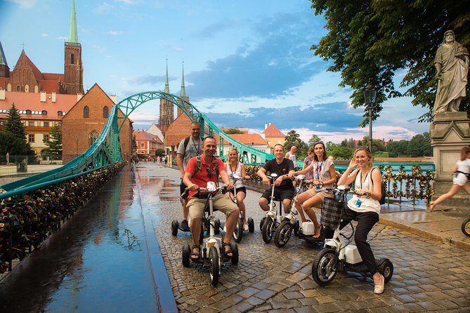 The Grand E-Scooter (3 wheeler) Tour of Wroclaw - everyday tour at 9:30 am - The Practical Side: Comfort, Cost, and Booking
