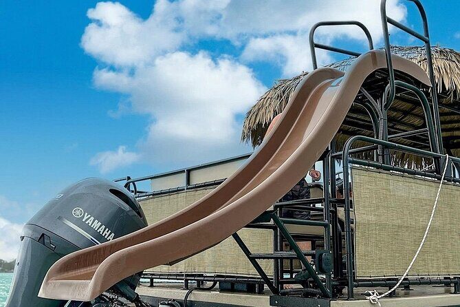 Tiki Party Boat with Slide from Key West - The Route and Marine Highlights