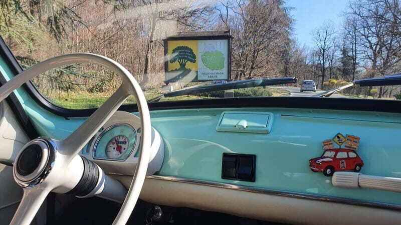Tito Museum and Avala mountain with retro car - A Journey Through Belgrades Past and Present