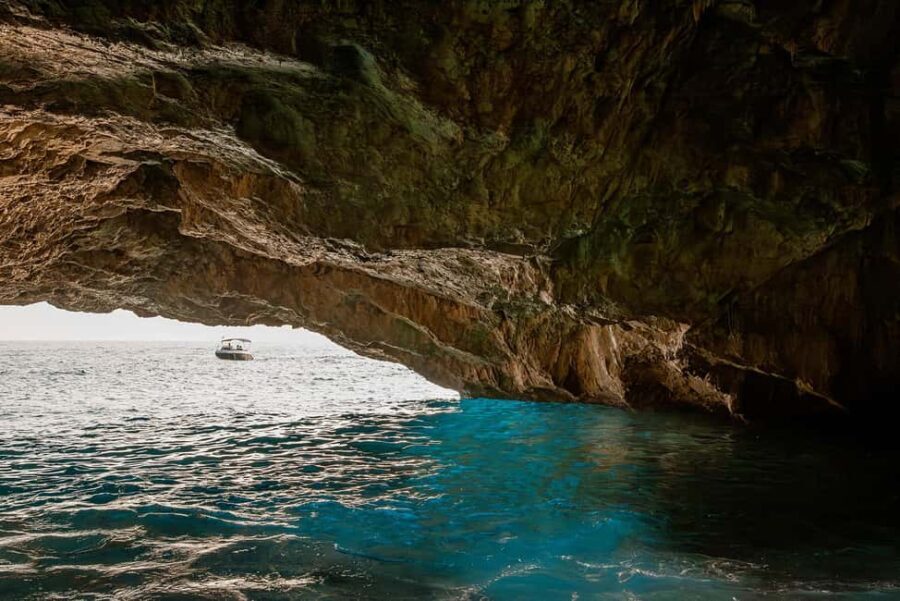 Tivat: Blue Cave and Old Submarine Tunnel Speedboat Tour - Key Points