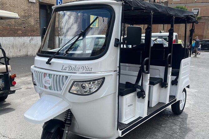 Tour privato di 3 ore al centro di Roma con un E-Tuk elettrico - FAQ