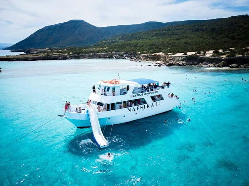 Transfers: Paphos to Latchi, BBQ & Waterslide Cruise - The Blue Lagoon: Highlight of the Day
