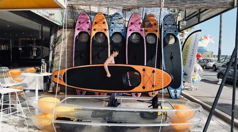 Transparent Stand Up Paddle Rental (two-seater) - An Authentic French Riviera Experience on the Water