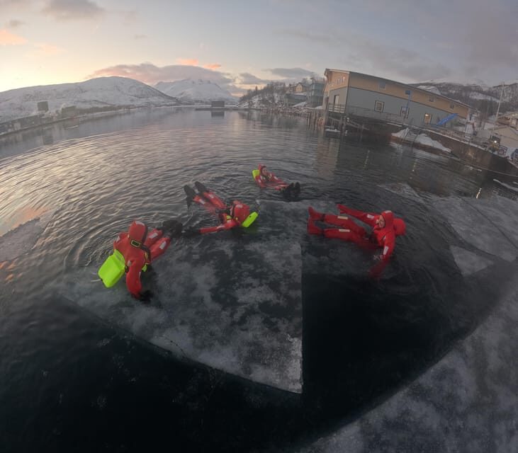 Tromsø: Arctic Fjord Floating in Survival Suit - FAQs