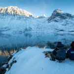 Tromso fjords road trip with fire in grill cabin by the beach. - The Value of the Experience