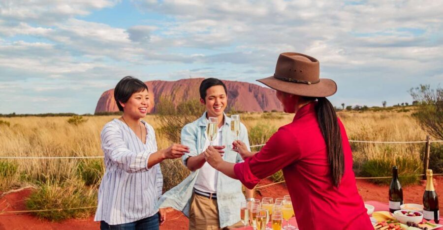Uluru: Sunset, Sparkling Wine, Cheeseboard & Gourmet BBQ - The Gourmet BBQ Dinner