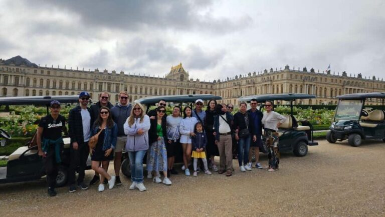 Versailles: Gardens Golf Cart Tour, Row Boat, and Champagne - Authentic Insights From Reviews