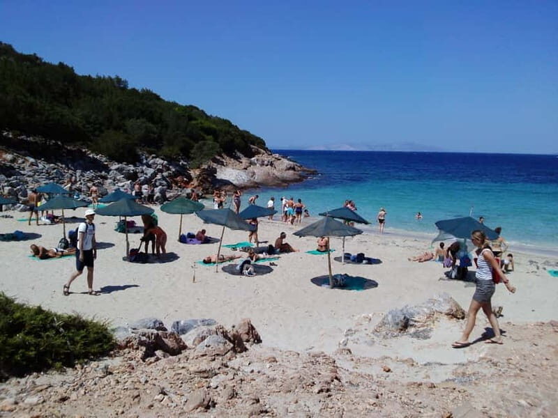 Votsalakia Samos : Samiopoula Boat Cruise with Lunch - FAQs