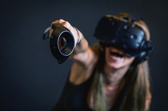 VR experience at PlayVR - The Sum Up
