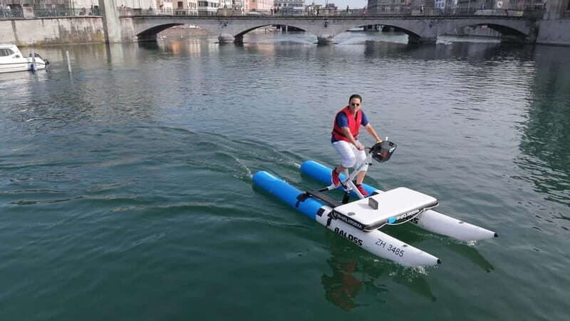 Waterbike on Lake Zurich - Who Will Love This?