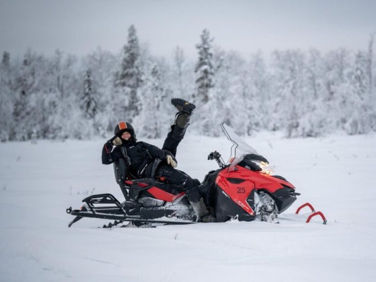 Wilderness Tour with Snowmobile & Ice Fishing - The Value of the Experience
