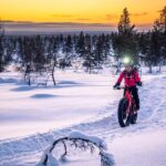 Winter afternoon group Ride in Saariselkä - A Deep Dive into the Winter Cycling Tour in Saariselkä