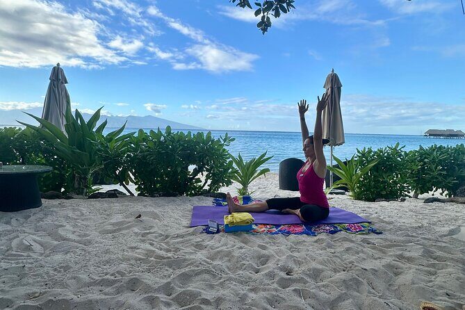Yoga at sunrise at Sofitel Moorea, overlooking Tahiti - The Sum Up: Is It Worth It?