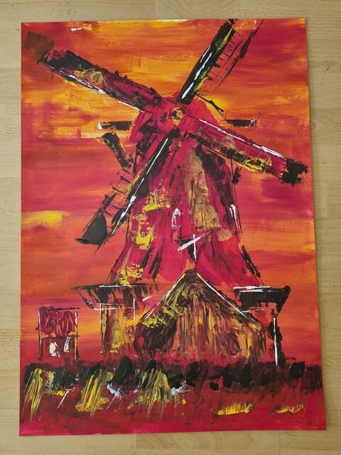 Zaandam: paint a Dutch windmill in a cosy atelier - The Experience: What to Expect