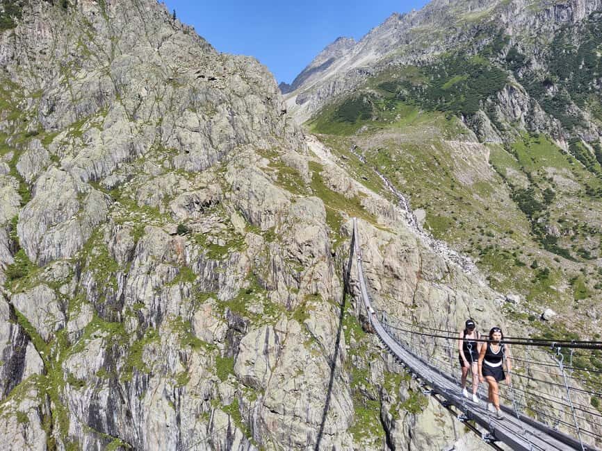 Zurich Day Trip: Trift, Spectacular Suspension Bridge - The Glacier and Ice Pavilion at Mittelallalin