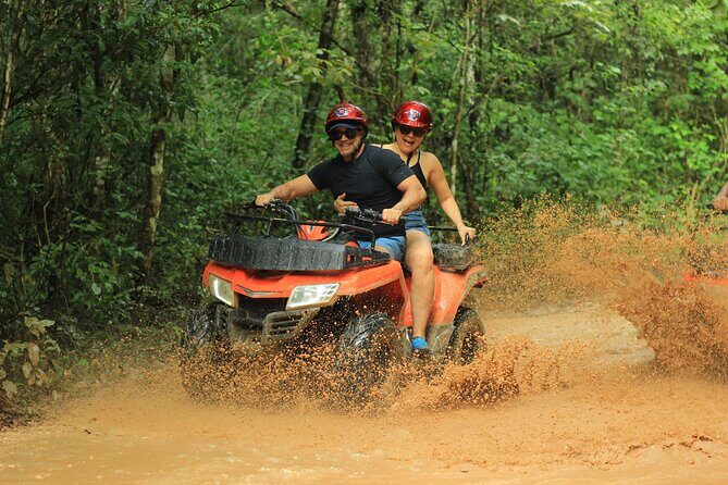 1 Day ATV, Horse Ride, Ziplines and Cenote Adventure - Ziplining Over the Canopy: Flying Above the Jungle