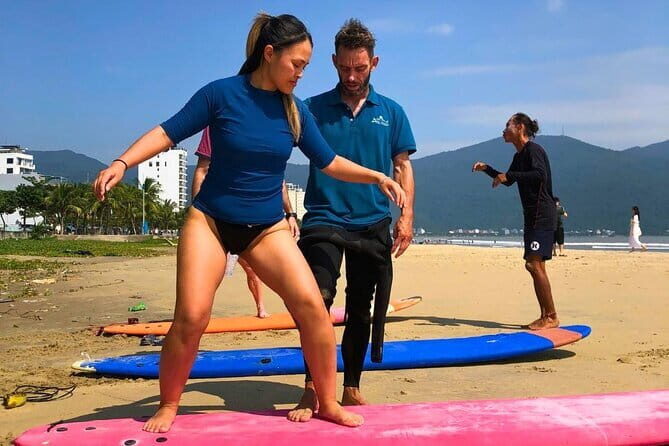 1 Hour Taster Surf Lesson at My Khe Beach - An Authentic Look at the Surf Lesson Experience