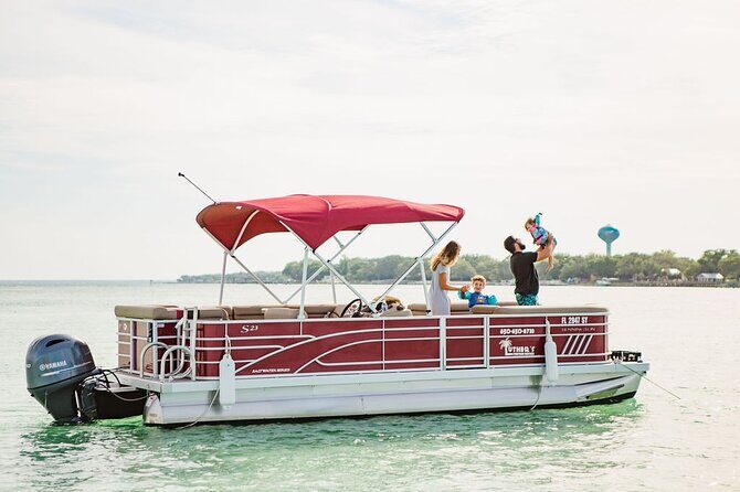 24ft (12 Passenger) Pontoon Boat Rental in Destin/Crab Island - Exploring Destin’s Waterways on a Spacious Pontoon