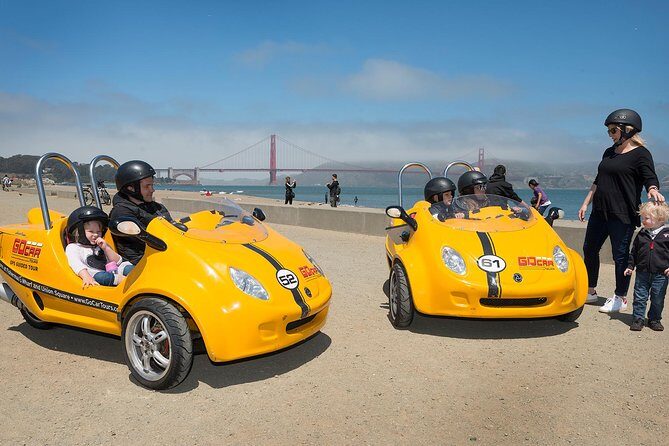 2HR Golden Gate Bridge and Lombard Loop GoCar Tour - What the Experience Feels Like