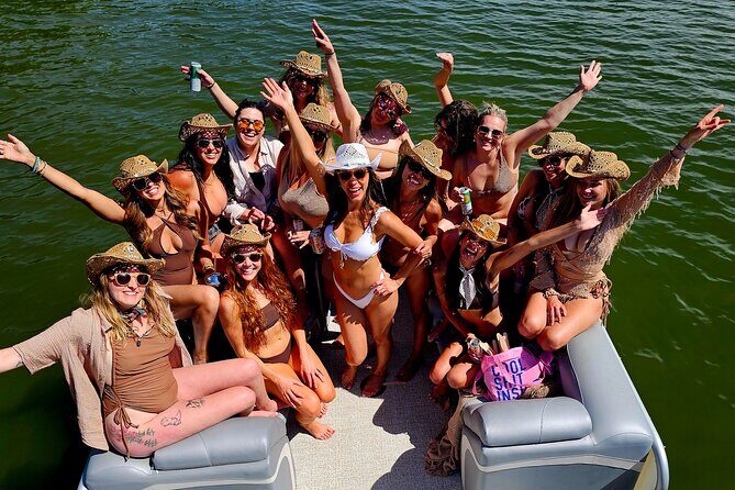 30ft Double Decker Slide Party Pontoon on Percy Priest - 16 max - Pricing and Value