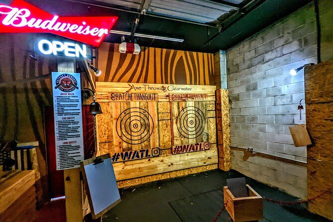 90 Minute Axe Throwing Guided Experience in Clearwater at Hatchet Hangout - In-Depth Review of the 90-Minute Axe Throwing Experience in Clearwater