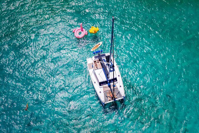 All Inclusive Tulum: Romantic Dinner in 34' Catamaran Aventura - The Itinerary in Detail