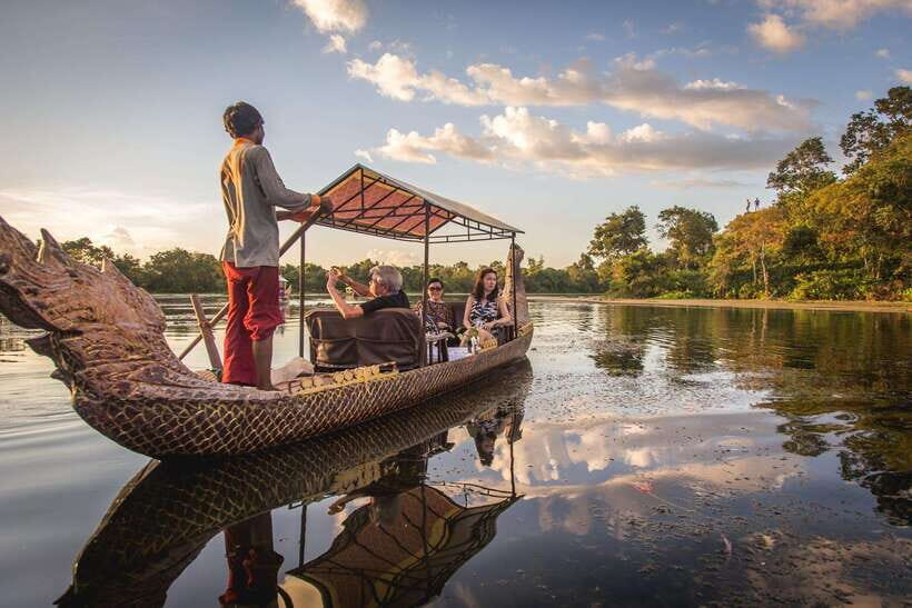Angkor Bike tour & Gondola Sunset Boat w/ Drinks & Snack - The Value of This Tour