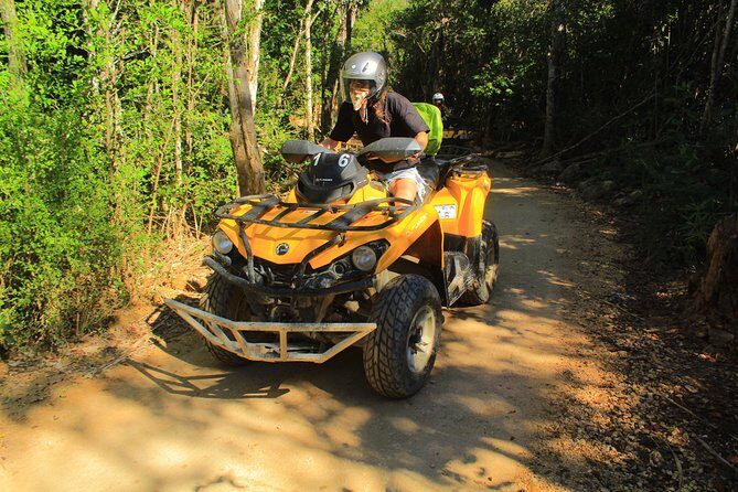 ATV Extreme and Snorkel Adventure from the Riviera Maya - ATV Riding Through the Jungle