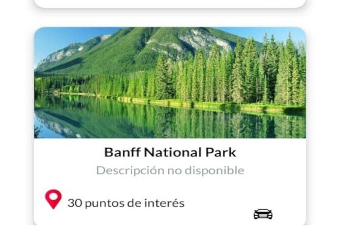 Audio Guide App National Parks Canada: Banff Jasper Yoho - In-Depth Analysis of the Itinerary
