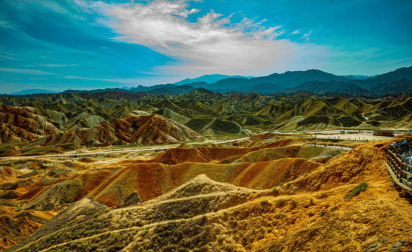 By bullet train from Lanzhou to Zhangye rainbow Mountain - Analyzing the Value