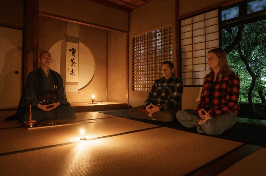 Candlelit Zen: Evening Meditation at Kyotos Secret Temple - The Practice of Zazen in a Candlelit Setting