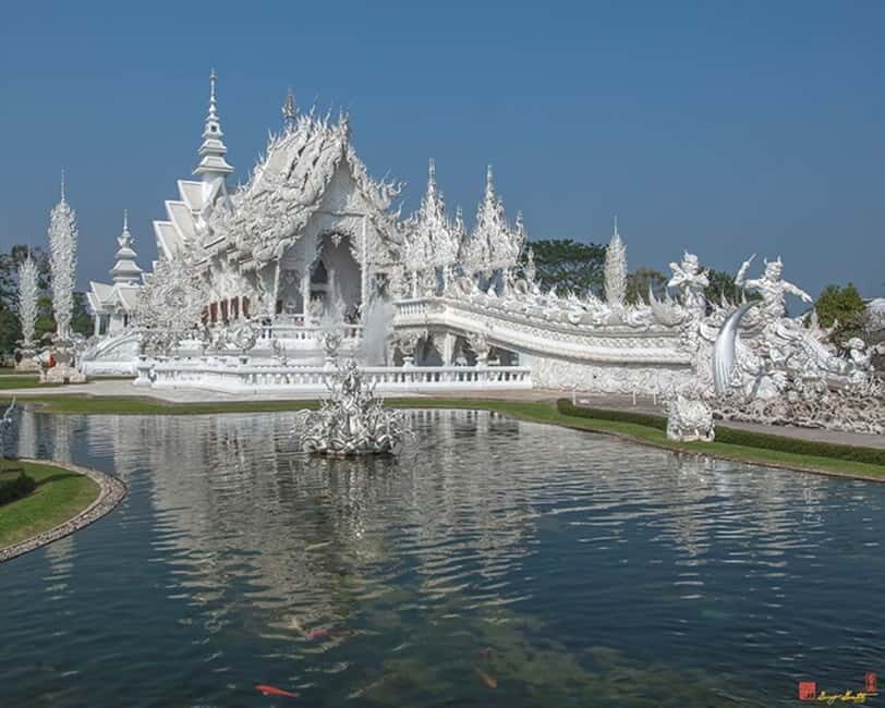 Chiang Mai: Chiang Rai White, Blue & Black Temples Day Tour - White Temple (Wat Rong Khun): Modern Art Meets Sacred Space