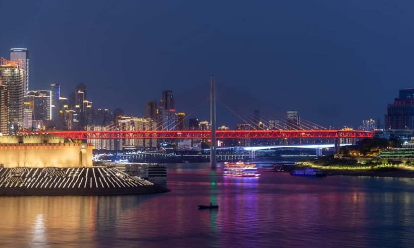 Chongqing Two Rivers Night Tour+WFC Building + Ciqikou Tour - Authenticity and Cultural Insight