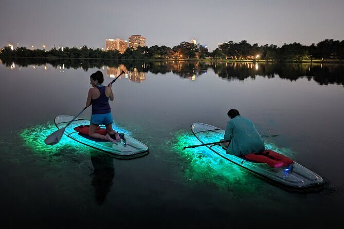 Date Night LED Glow Clear Kayak or Clear Paddleboard & Champagne - A Detailed Look at the Glow Kayak and Paddleboard Tour