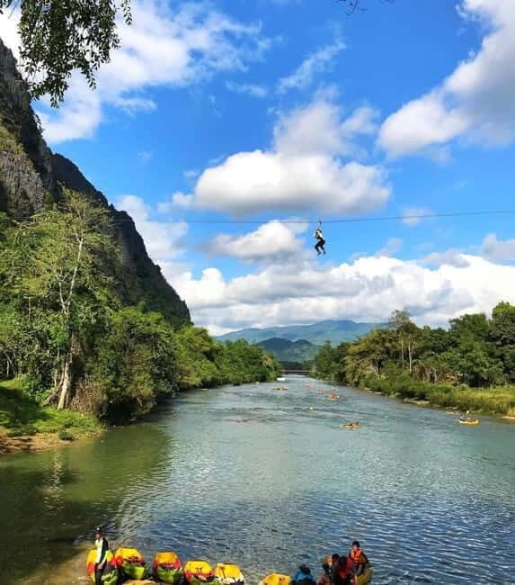 From Vientiane: Vang Vieng Tour with Cave Kayak & Zipline - What the Reviews Say