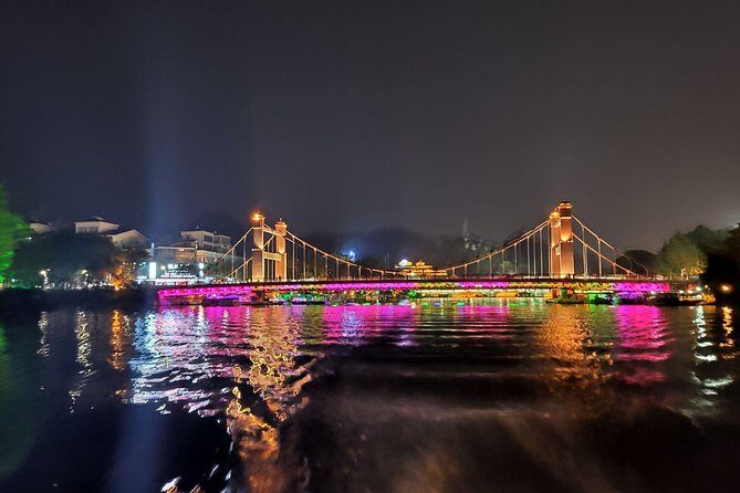 Guilin Four lakes night cruise with the English speaking driver from Guilin hotel - Frequently Asked Questions