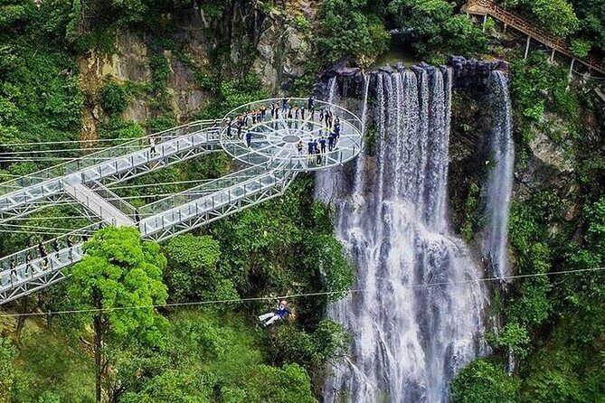 Gulong Gorge Skywalk Glass Bridge and Waterfall View Private Tour - FAQs