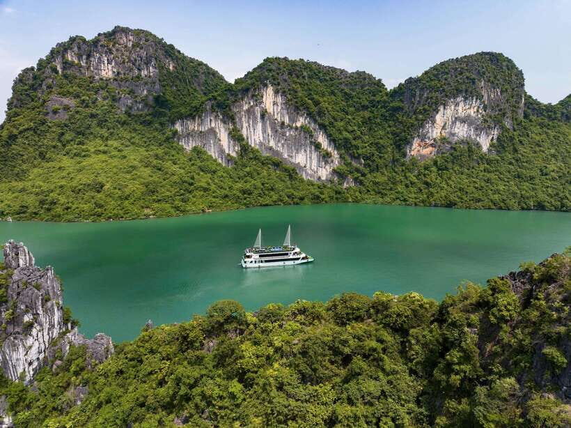 Ha Long Bay Luxury Full Day Cruise| Buffet & All Included - Lunch: Fresh Seafood with Authentic Flavors