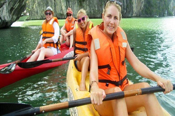 Halong Bay Day Tour: Visit Cave Island Kayaking Swimming Lunch