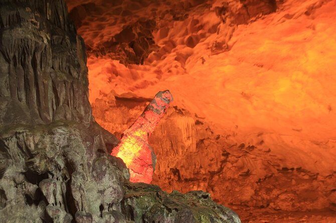 Halong bay Full Day Cruise trip: kayaking, surprise cave, titop island, lunch - Lunch on Board: Fresh Seafood and Vegetarian Options