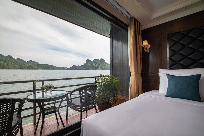 Halong Pandora 5 Star Cruise 2D1N-All Inclusive, cave, transfer